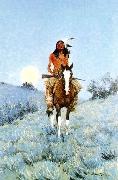 Frederick Remington The Outlier Norge oil painting reproduction